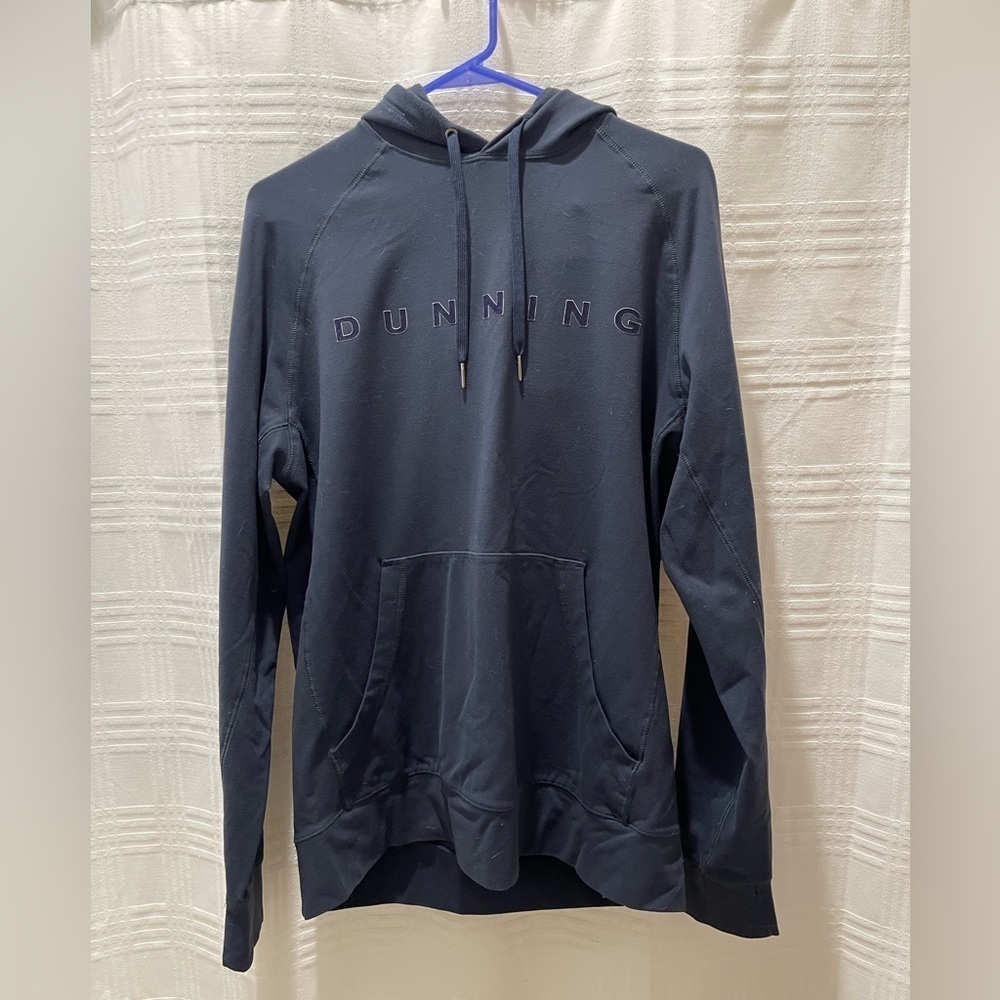 Dunning Golf blue hoodie pullover hooded sweatshirt golfing layering men’s large
